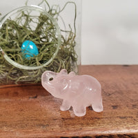 Rose Quartz Elephant