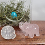 Rose Quartz Elephant