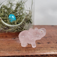 Rose Quartz Elephant