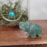 Green Aventurine Elephant