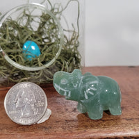 Green Aventurine Elephant