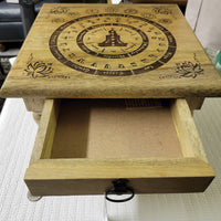 Pendulum Table with Drawer