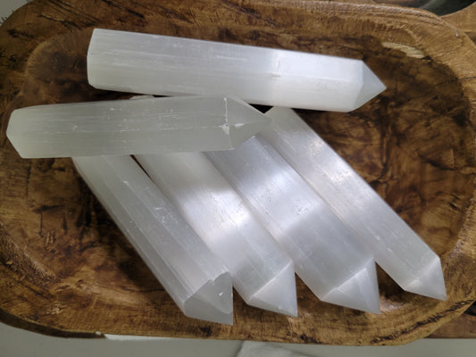 Satin Spar Selenite Towers