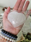 Satin Spar Selenite Hearts