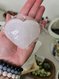 Satin Spar Selenite Hearts