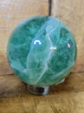 Fluorite Sphere with carving