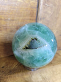 Fluorite Sphere with carving