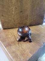 Small wooden sphere stand