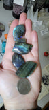 Labradorite Drilled Cabs