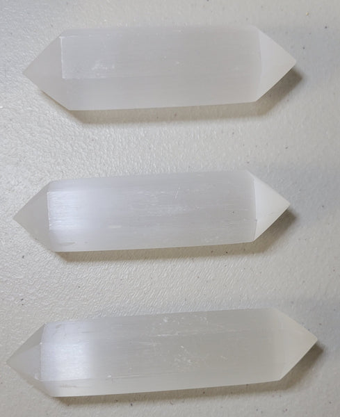 Satin Spar Selenite Double Terminated