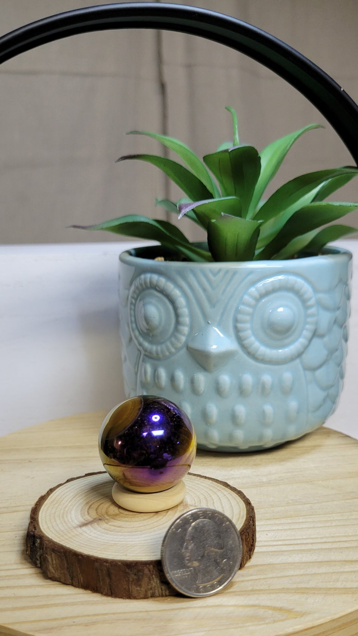 Aura Tiger's Eye Sphere 35mm