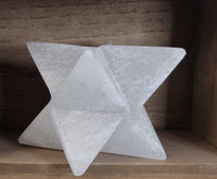 Satin Spar Selenite Merkaba