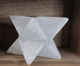 Satin Spar Selenite Merkaba