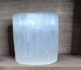 Satin Spar Selenite Candle Holder